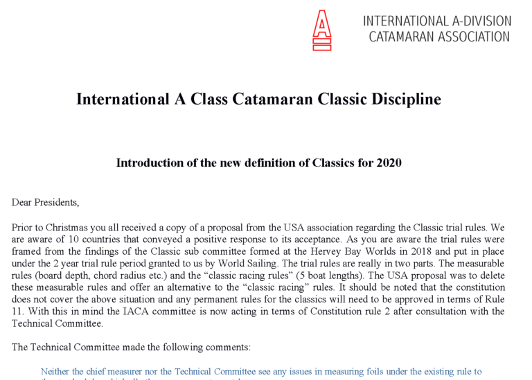 Neue temporäre Classic-Regeln